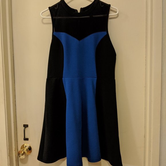 Material Girl Dresses & Skirts - Black and Blue Dress